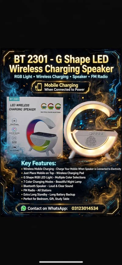 Zaber dast rgb lights and speaker