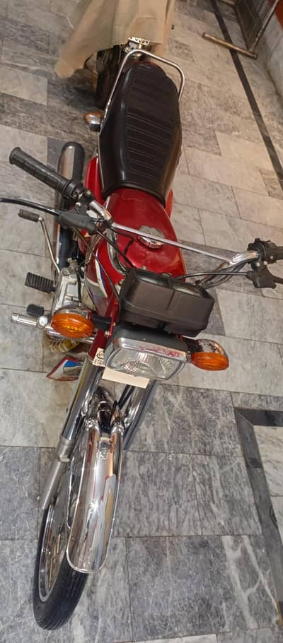 Honda CG 125 2022 Model Red Color - All Documents Complete