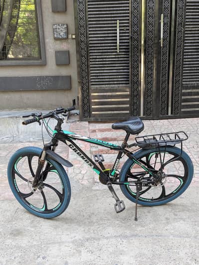 Alloy Rim Brand New Cycle With Disk Brakes + 10 Gears One Hand Use