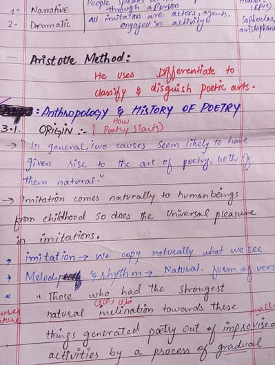 notes , assignments , pdf , hand written