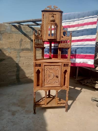corner set wood burma teak (saagwan wood)