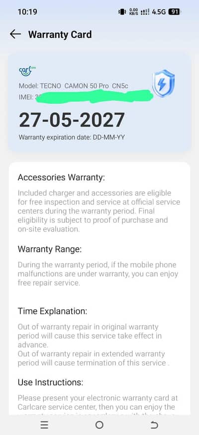 Techno camon 50pro