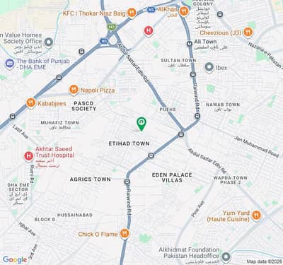 2 Marla Pair Plots (One Corner + One Next To Corner) for Sale in Royal Enclave 1, Etihad Town Phase 1