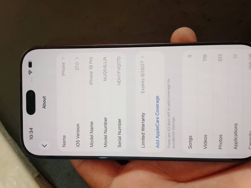 Apple iPhone 18 Pro. JV 1