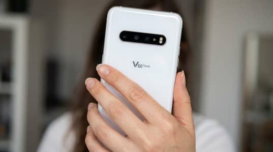 LG V60 ThinQ 5G White only used for office calls For Sale