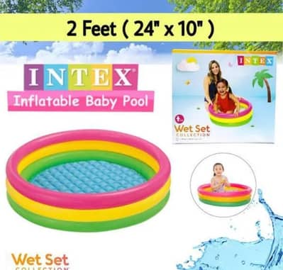 Kids Inflatable Rainbow Swimming Pool Baby Bath Tub