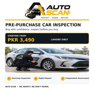 Car Inspection Lahore | Used Car Pre-Purchase Inspection | Auto Scan
