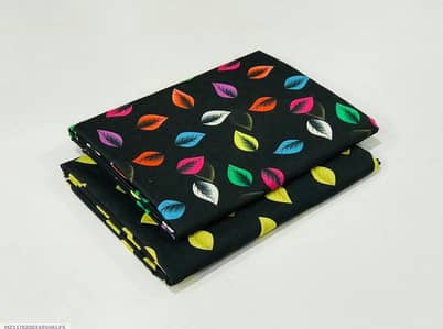 *Multi Print Cotton 3 Pcs Suit - Free Delivery*