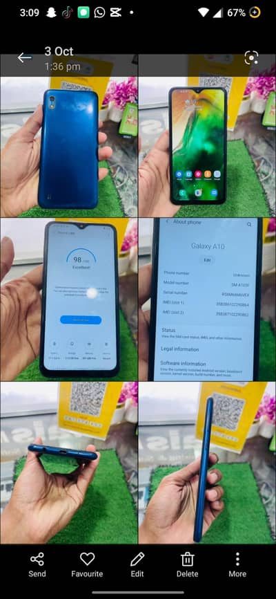 Huawei Y5 2/32 and sumsung a10 2/32