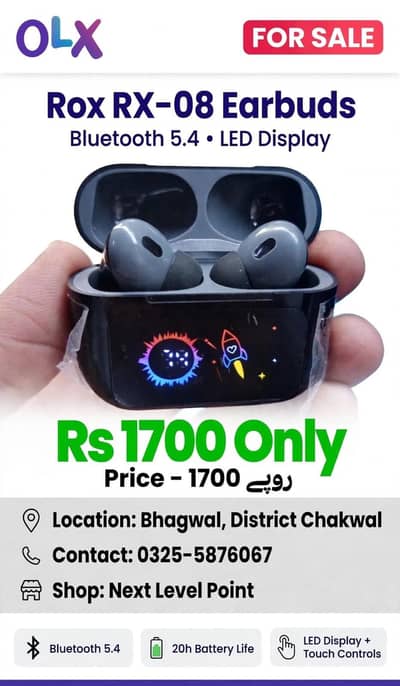 Rox RX-08 True Wireless Earbuds