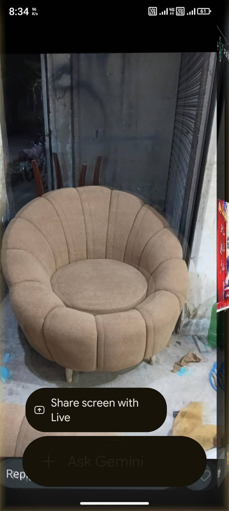 Buble design sofa l shape 1