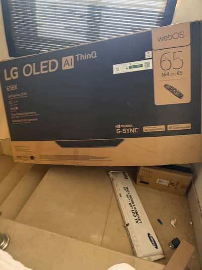 LG OLED 65 inch 4k smart O3O9-31O-56-O2  my WhatsApp number