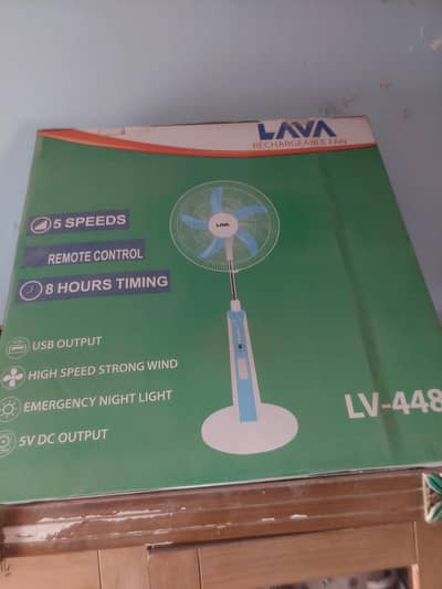 Imported pedistal chargable , solar operated, AC inverter Fan full box