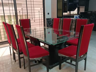 Dining table with chairs