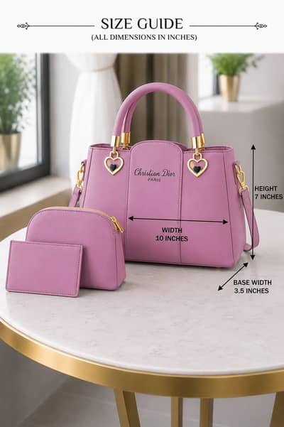 Girls leather bags 3 pcs