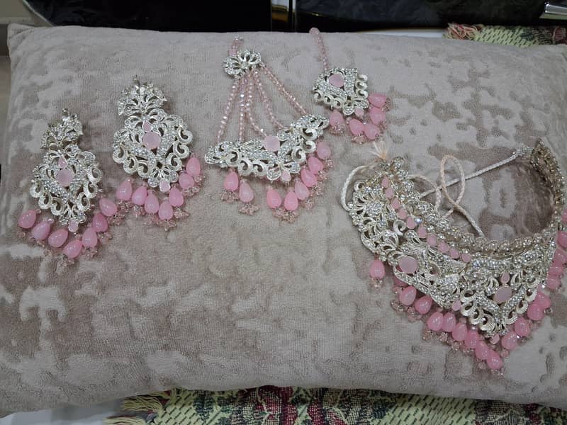 pink silver set 0
