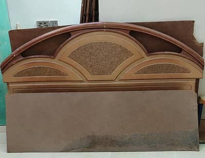 Used Double Bed For Sale without mattress - Strong Wooden Base