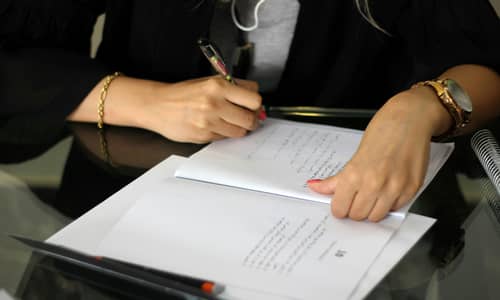 assimant writing