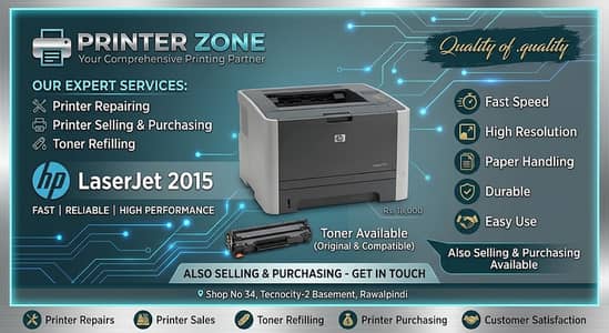 Professional Printer Repairing, Maintenance & Toner Refill Service