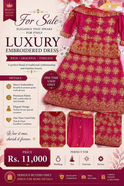 only 1 time use kehnga for sale