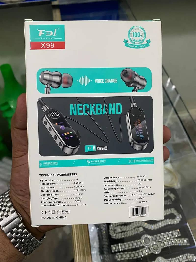 wireless neckband handset 1
