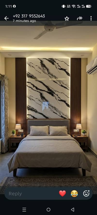 Pvc Wall Panels - bed wall - media wall - wallpapers - WPC wall panels
