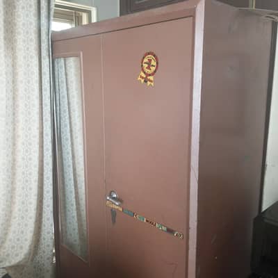 Iron Almirah 2 doors. 6*2.5*4 size. Locker available.