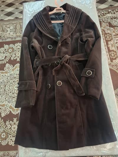 Velvet Long Coat - Imported from Sweden
