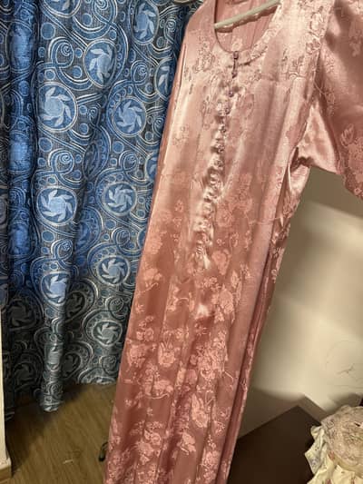 Satin silk maxi