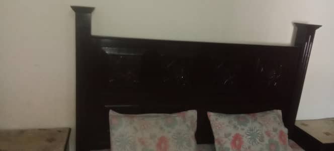King Size Bed with Side tables and Dressing