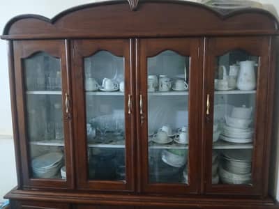 Wooden showcase - great condition