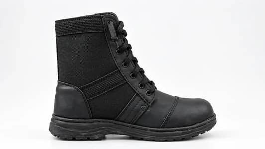 Tactical Army Combat Boots for Men - (Black 555)