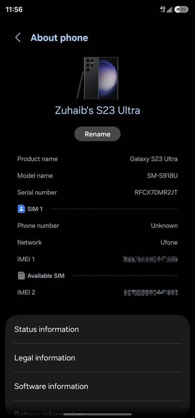 Samsung Mobile S23 Ultra