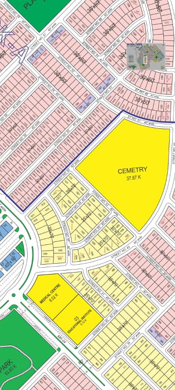 10 mrle plot for sale faisal town b block main double road