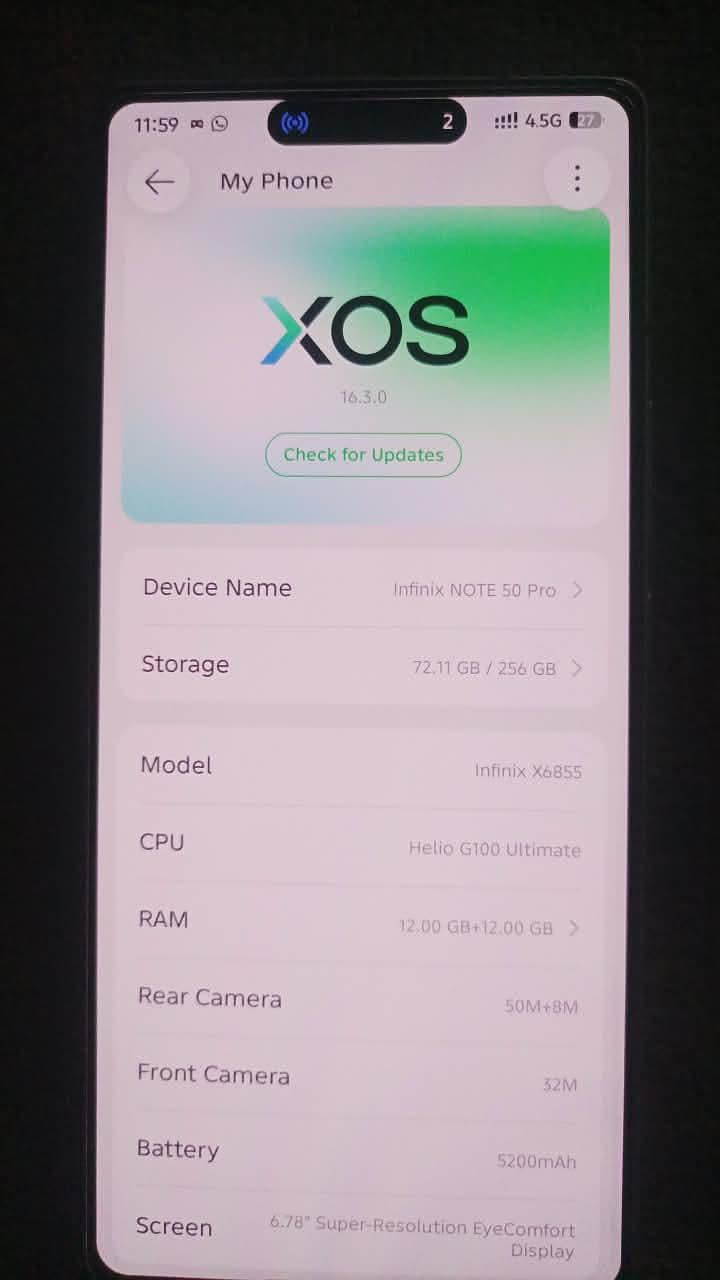 Infinix Note 50 Pro 1