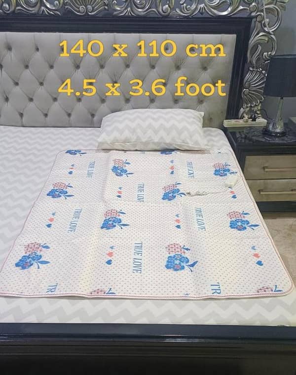 Double bed electric under blanket bed warmer and bed sheet heater