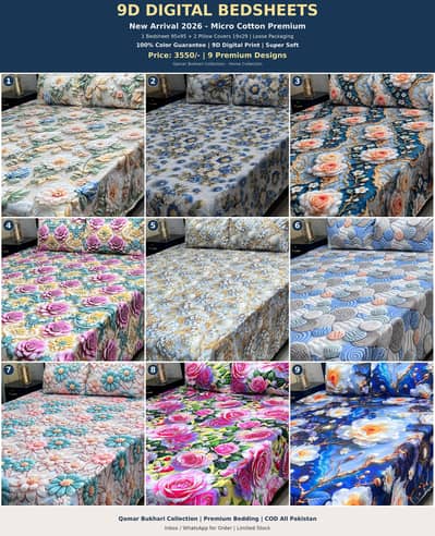 *4Pc Velvet Jaquard Bedsheet* King Size  Stuff : Velvet Jaquard