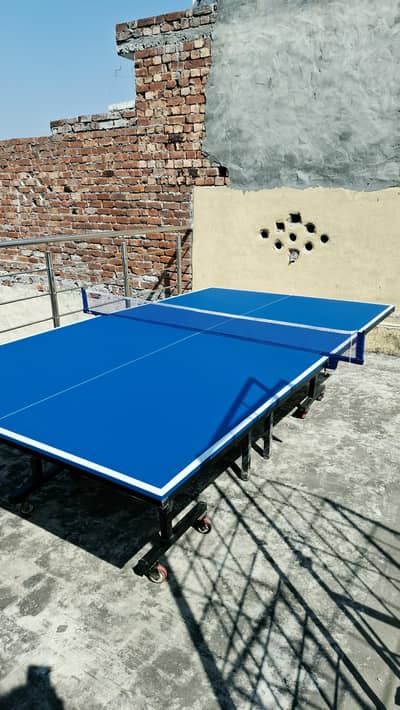 Table Tennis MDF Laminated Lasani Sheet with Original DONIC Rackets