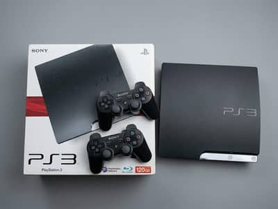 Sony PS3 Full Box 500gb 2 Controllers JB Full of Games Collectors Item