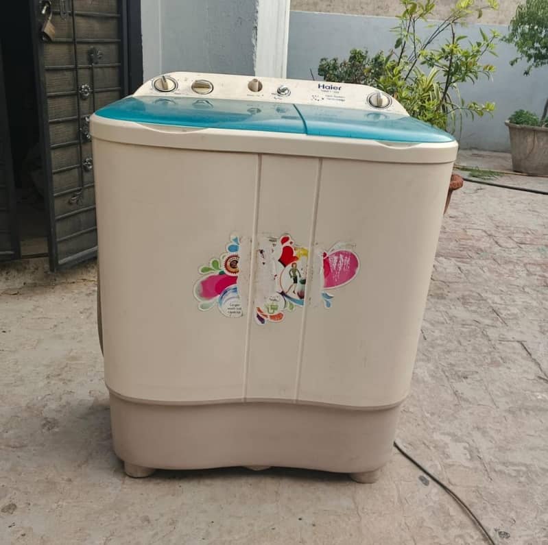 haier semi automatic machine 0