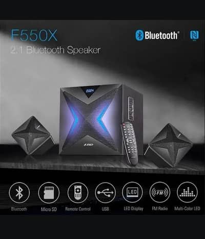 F&D 550X Boofer Speaker Complete Box New Condition 10/10