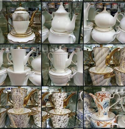 61 piece bone china light weight dinner set