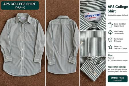 Aps College Shirt XL Size