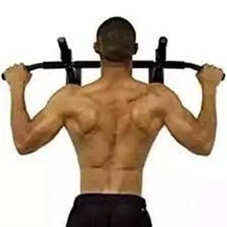 T  Ultimate Body Press Wall mounted Pull up Bar/ Chin Up Bar - 3 Grips