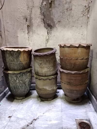 Clay pots