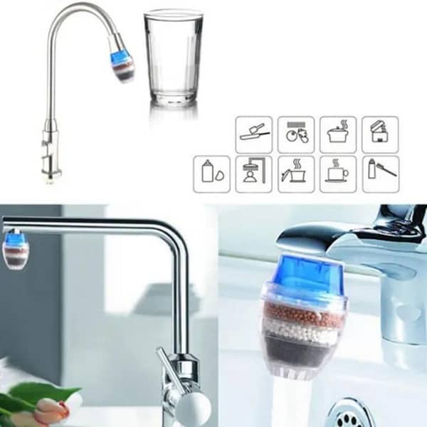 T  Water-saving Anti-Spill Faucet Filters Handy