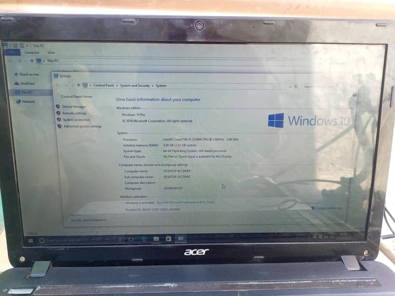 Acer i5 generation 1