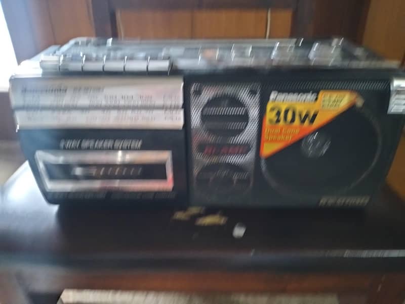 Cassette player available 0