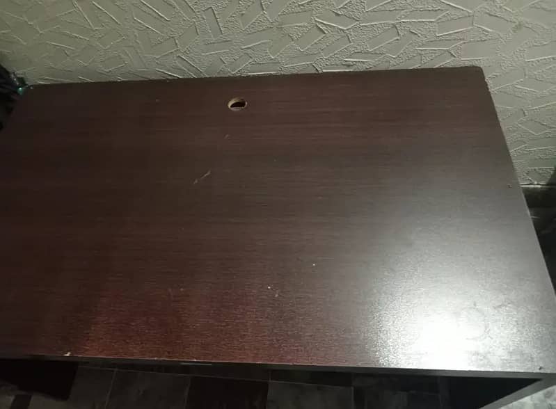 Large Computer / Office Table 5ft – Dark Brown Wooden Desk - Office ...
