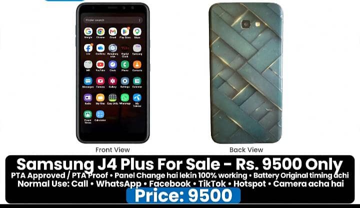 Samsung Mobile J4 Plus 0